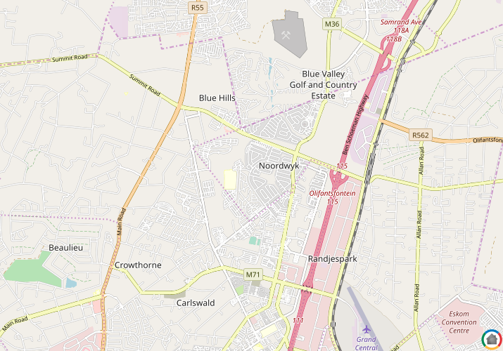 Map location of Sagewood